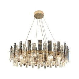 Luxe glazen kroonluchter Europese stijl hanglamp