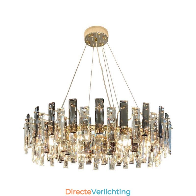 Luxe glazen kroonluchter Europese stijl hanglamp
