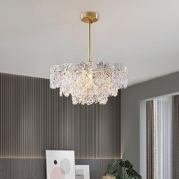 Luxe hanglamp Woondecoratie Glazen kroonluchter Woonkamer