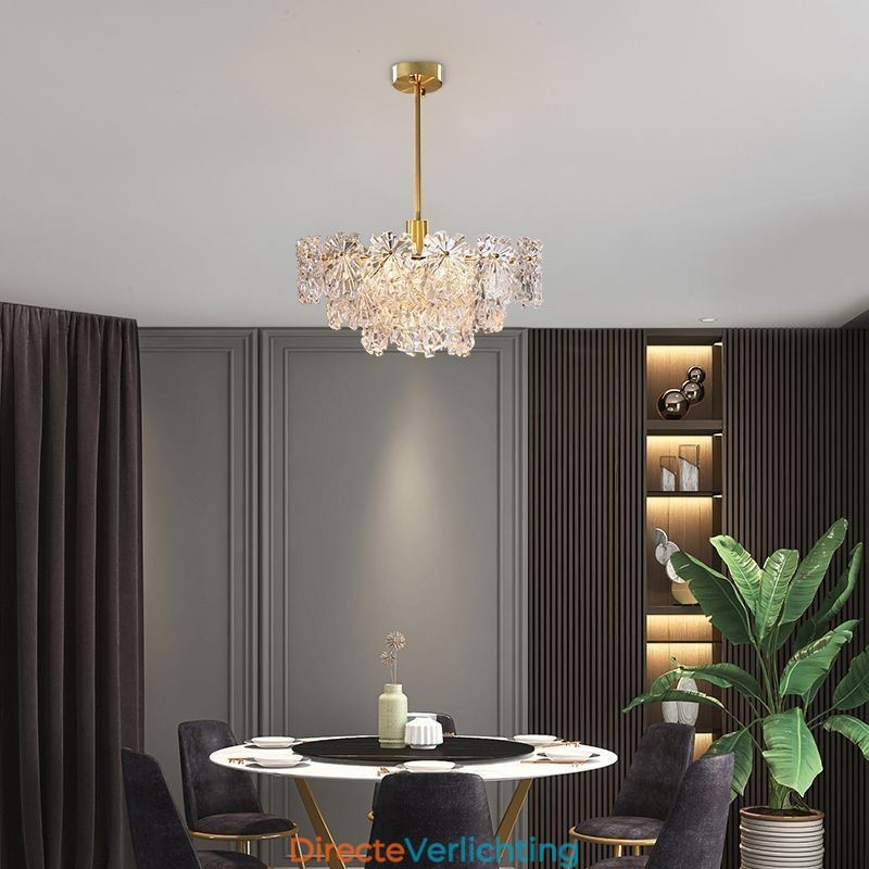 Luxe hanglamp Woondecoratie Glazen kroonluchter Woonkamer