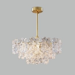 Luxe hanglamp Woondecoratie Glazen kroonluchter Woonkamer