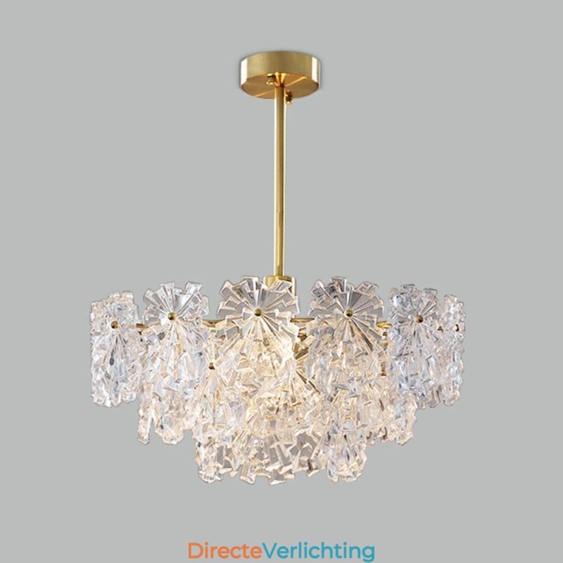 Luxe hanglamp Woondecoratie Glazen kroonluchter Woonkamer
