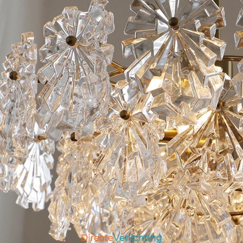 Luxe hanglamp Woondecoratie Glazen kroonluchter Woonkamer