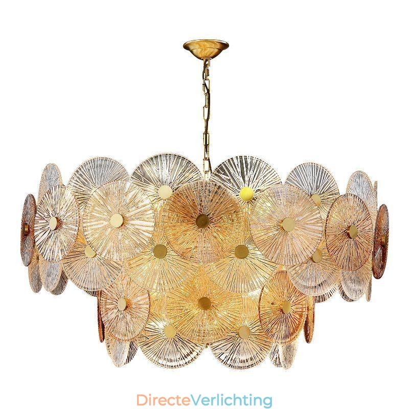 Moderne Spark Disc Kroonluchter Vuurwerk Glazen Hanglamp Home Deco Verlichting