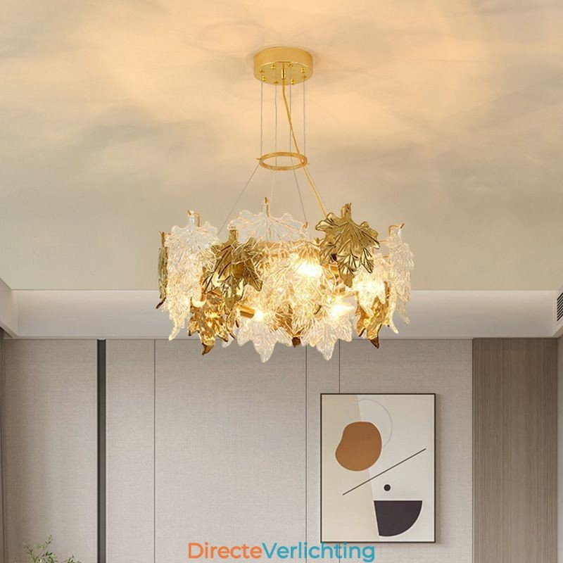 Esdoornblad Hanglamp Europese Woondecoratie Glazen Kroonluchter