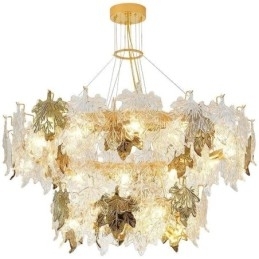 Esdoornblad Hanglamp Europese Woondecoratie Glazen Kroonluchter