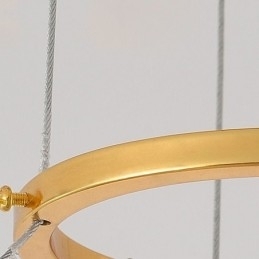 Europese glazen hanglamp in waaiervorm, kunstkroonluchter