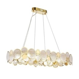 Europese glazen kroonluchter creatieve luxe hanglamp