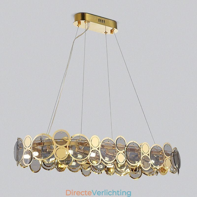 Europese glazen kroonluchter creatieve luxe hanglamp