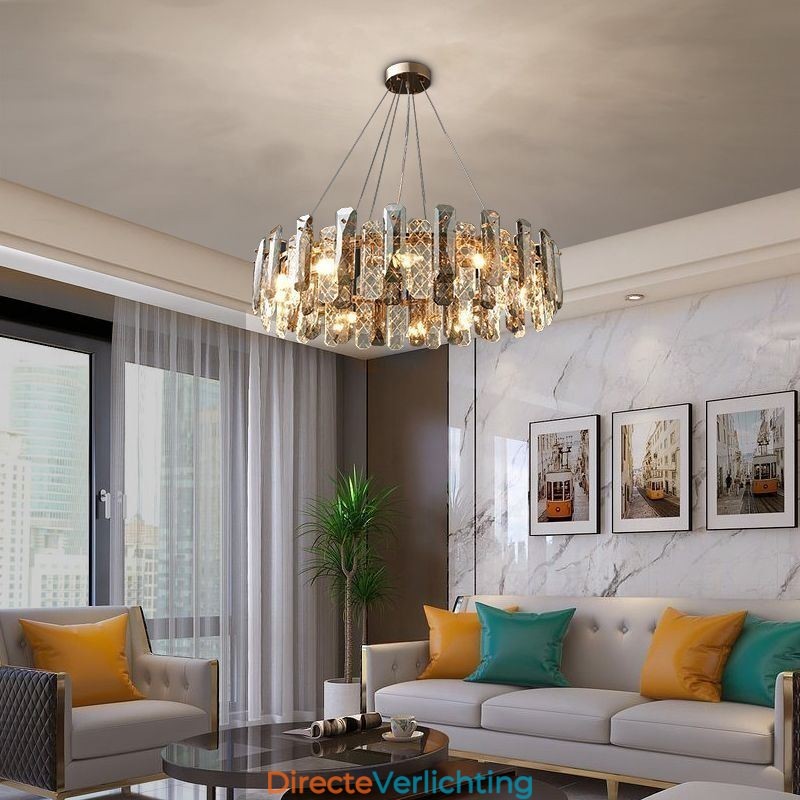 Europese glazen hanglamp luxe hanglamp