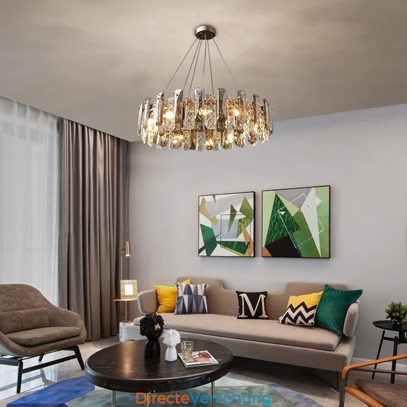 Europese glazen hanglamp luxe hanglamp