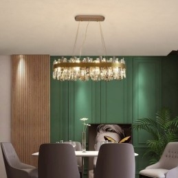 Licht Luxe Kroonluchter Post Moderne Glazen Hanglamp