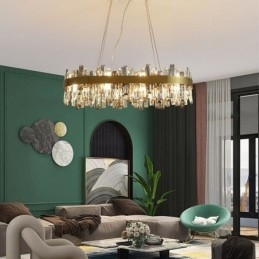 Licht Luxe Kroonluchter Post Moderne Glazen Hanglamp