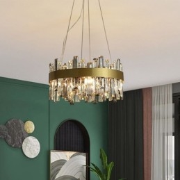 Luxe glazen kroonluchter Europese stijl hanglamp woonkamer