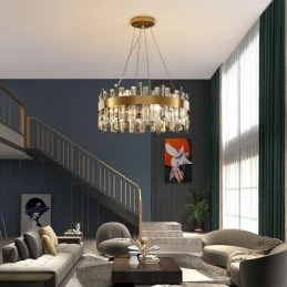 Luxe glazen kroonluchter Europese stijl hanglamp woonkamer