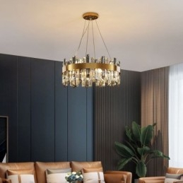 Luxe glazen kroonluchter Europese stijl hanglamp woonkamer