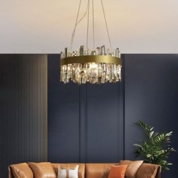 Luxe glazen kroonluchter Europese stijl hanglamp woonkamer