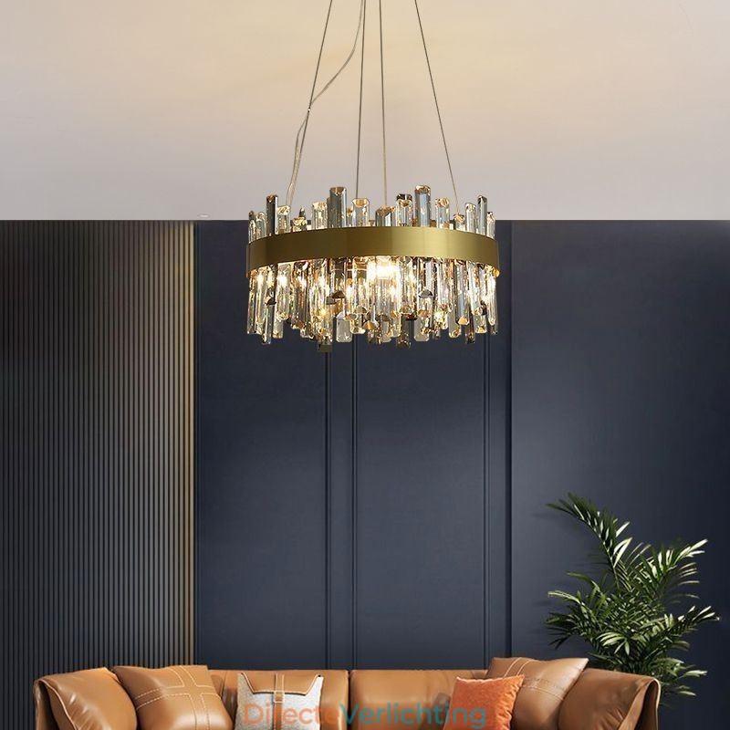 Luxe glazen kroonluchter Europese stijl hanglamp woonkamer