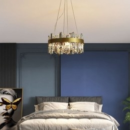 Luxe glazen kroonluchter Europese stijl hanglamp woonkamer