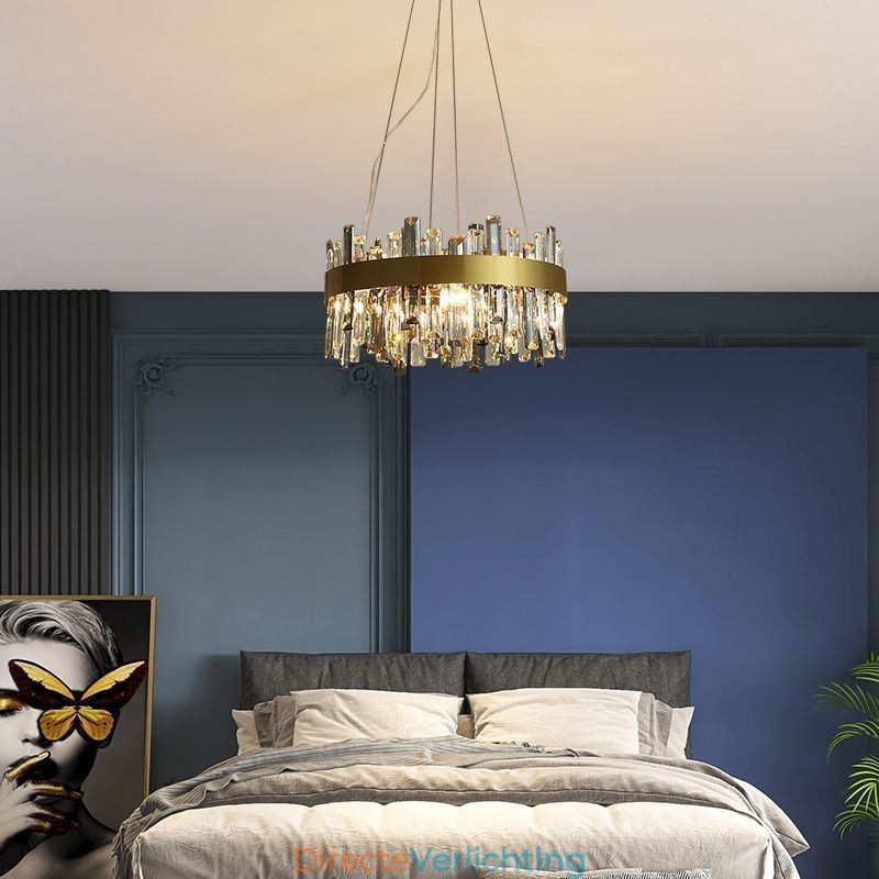 Luxe glazen kroonluchter Europese stijl hanglamp woonkamer