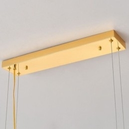 Europese glazen hanglamp in waaiervorm, kunstkroonluchter