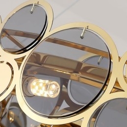 Europese glazen kroonluchter creatieve licht luxe hanglamp