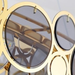 Europese glazen kroonluchter creatieve licht luxe hanglamp