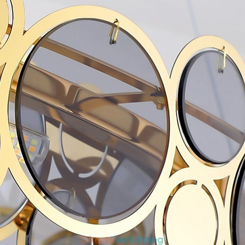Europese glazen kroonluchter creatieve licht luxe hanglamp