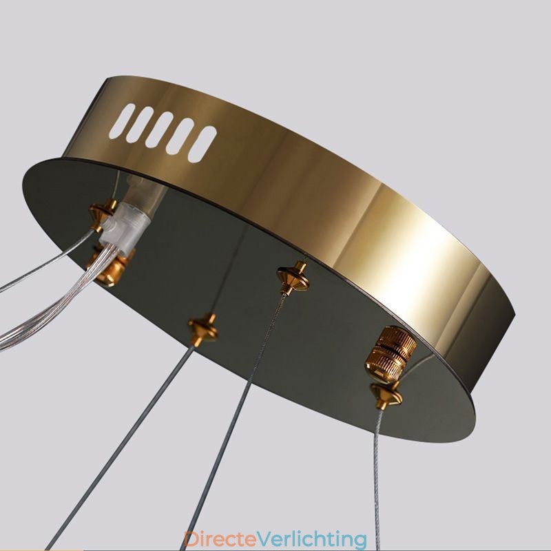 Europese glazen kroonluchter creatieve licht luxe hanglamp