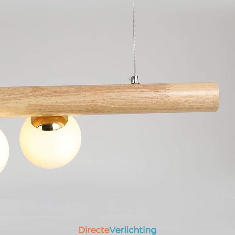 Magic Bean Hanglamp Houten Strip Hanglamp
