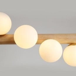 Magic Bean Hanglamp Houten Strip Hanglamp