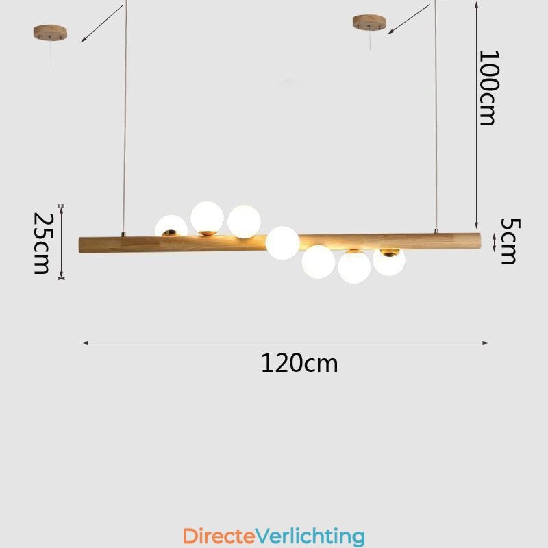 Magic Bean Hanglamp Houten Strip Hanglamp