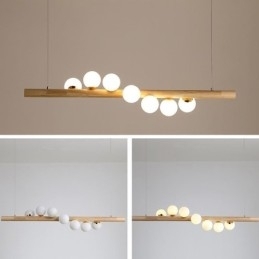Magic Bean Hanglamp Houten Strip Hanglamp