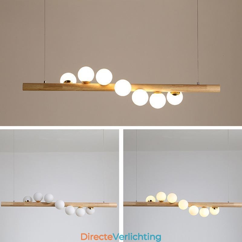 Magic Bean Hanglamp Houten Strip Hanglamp