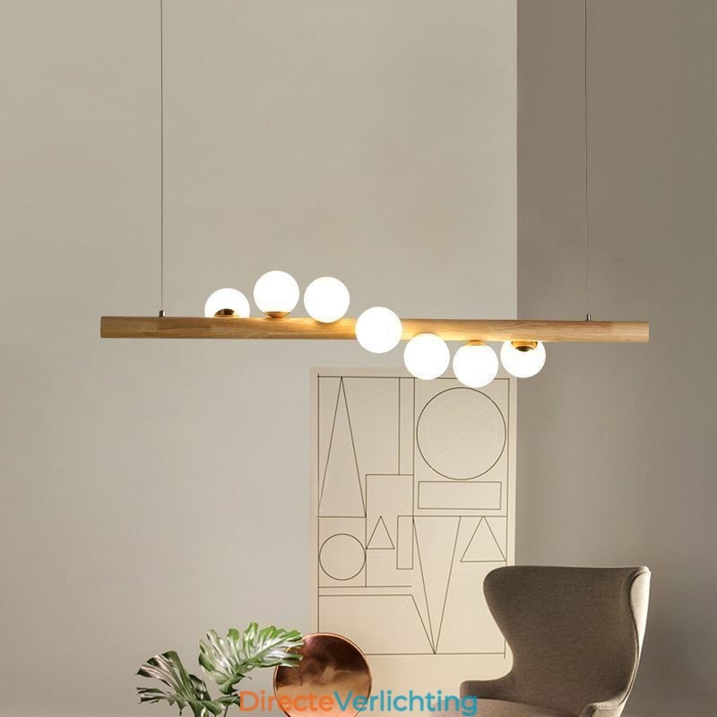 Magic Bean Hanglamp Houten Strip Hanglamp