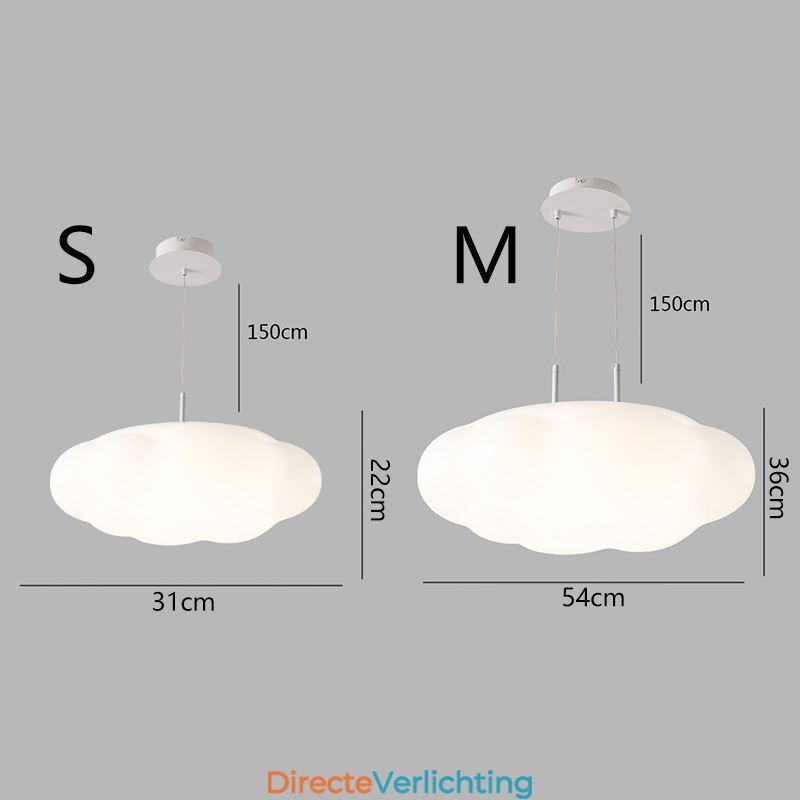 Creatieve hanglamp Witte wolk hanglamp
