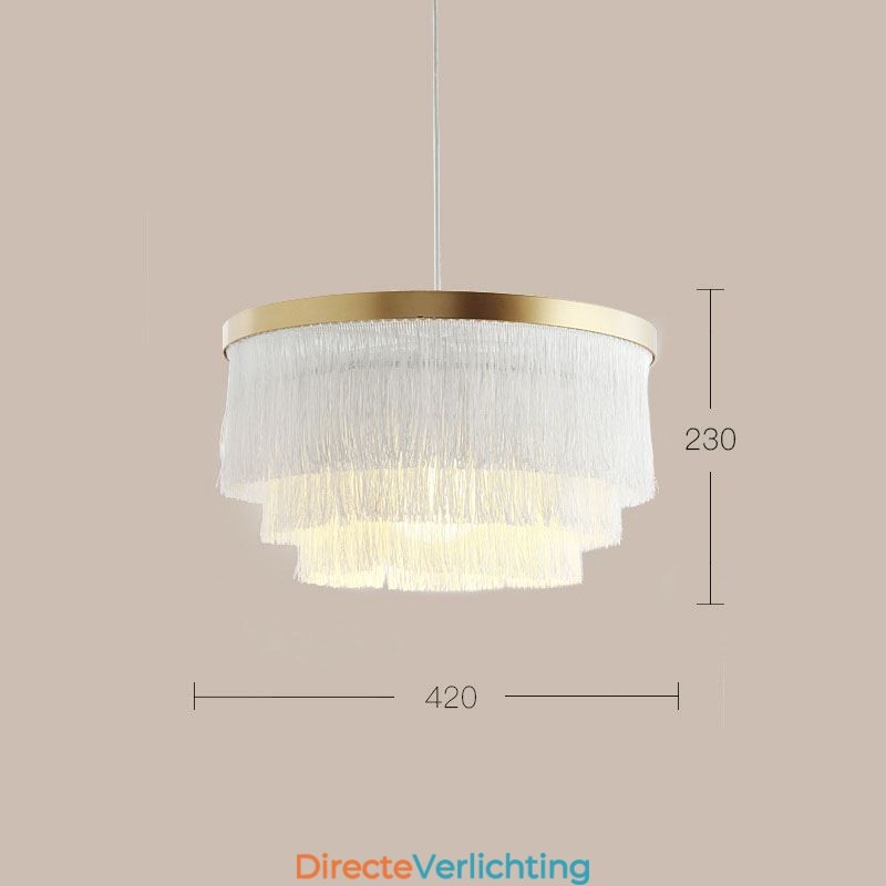 Nordic decoratieve hanglamp warme romantische kwast kroonluchter creatieve hanglamp