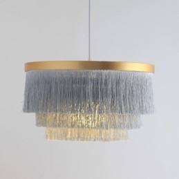 Nordic decoratieve hanglamp warme romantische kwast kroonluchter creatieve hanglamp