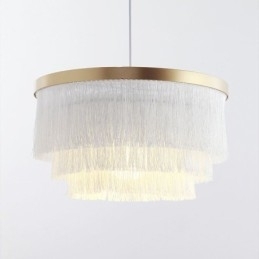Nordic decoratieve hanglamp warme romantische kwast kroonluchter creatieve hanglamp