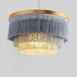 Nordic decoratieve hanglamp warme romantische kwast kroonluchter creatieve hanglamp