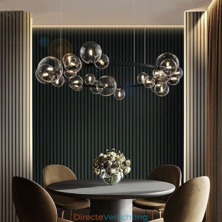 Moderne creatieve metalen kroonluchter transparante glazen bubbellamp Moderne creatieve metalen kroonluchter transparante glazen bubbellamp