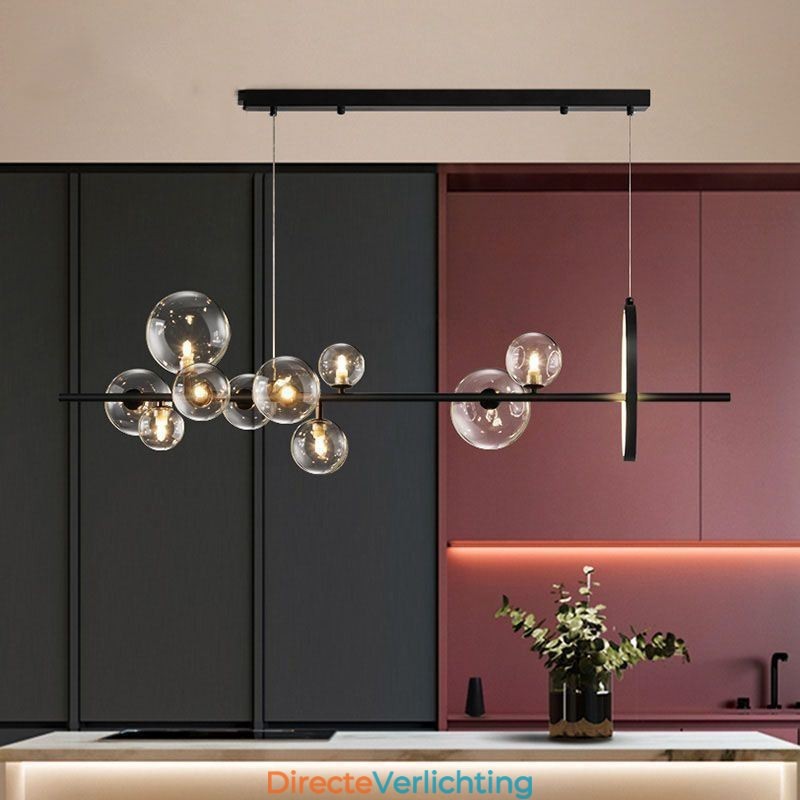 Moderne glazen bubbel hanglamp G9 lampen kroonluchter