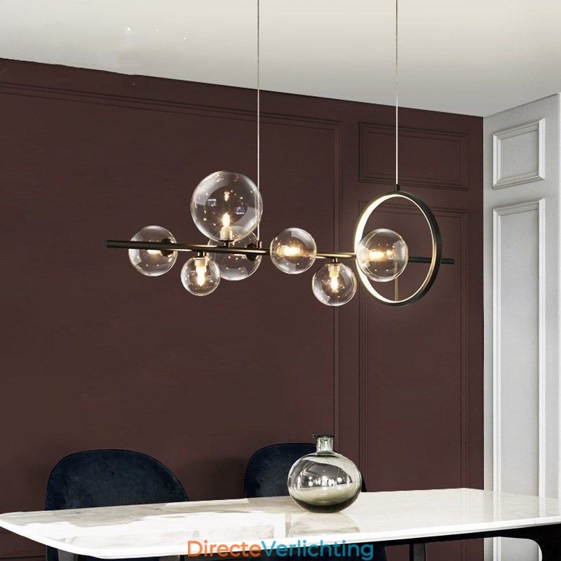 Moderne glazen bubbel hanglamp G9 lampen kroonluchter