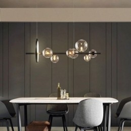 Moderne glazen bubbel hanglamp G9 lampen kroonluchter