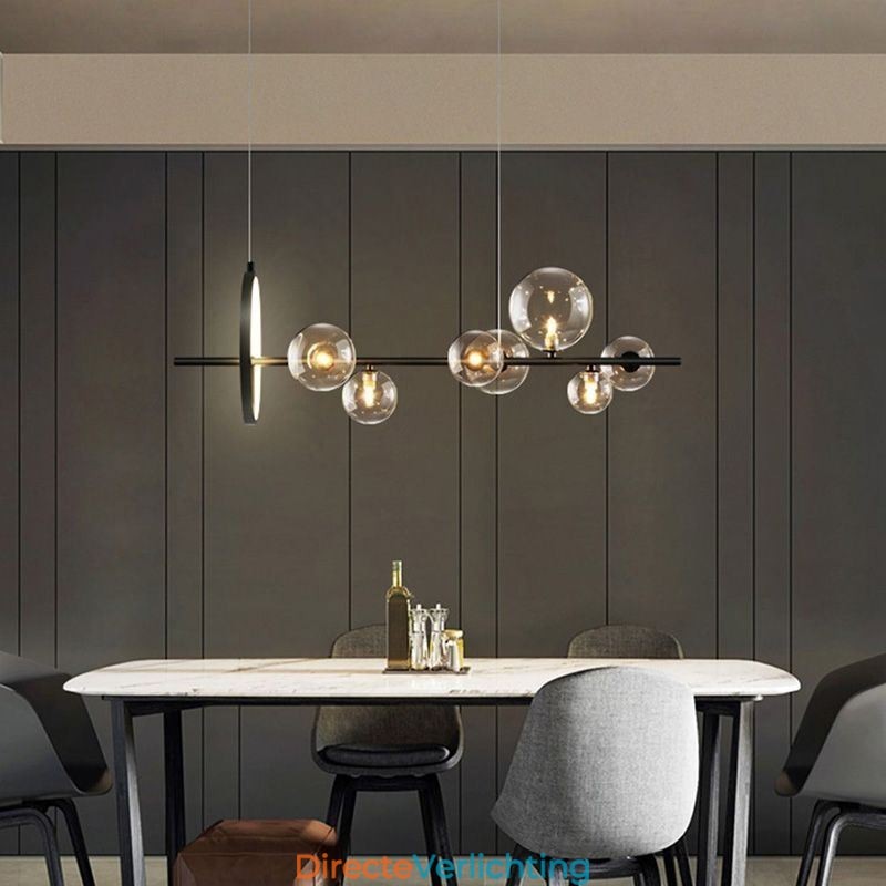 Moderne glazen bubbel hanglamp G9 lampen kroonluchter
