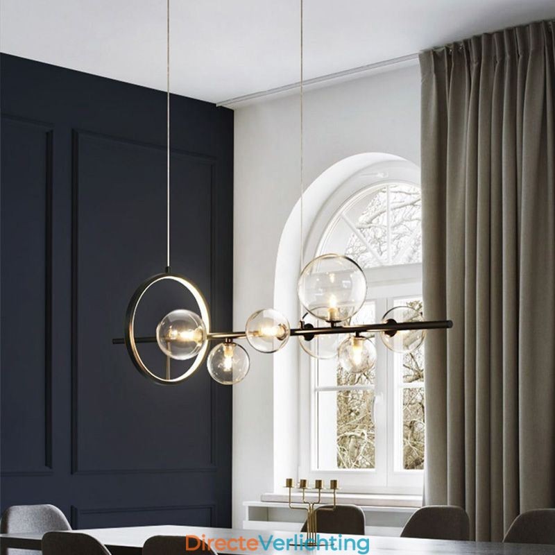 Moderne glazen bubbel hanglamp G9 lampen kroonluchter