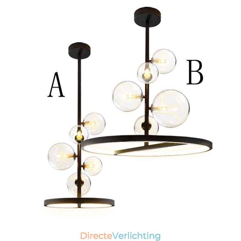 Moderne hanglampen armatuur kroonluchter glazen bubbel hanglamp