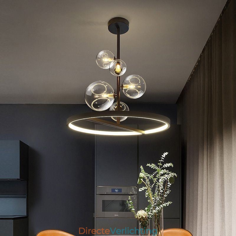 Moderne hanglampen armatuur kroonluchter glazen bubbel hanglamp