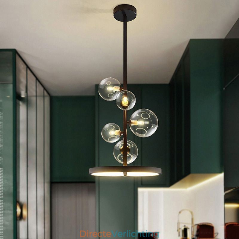 Moderne hanglampen armatuur kroonluchter glazen bubbel hanglamp