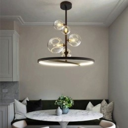 Moderne hanglampen armatuur kroonluchter glazen bubbel hanglamp